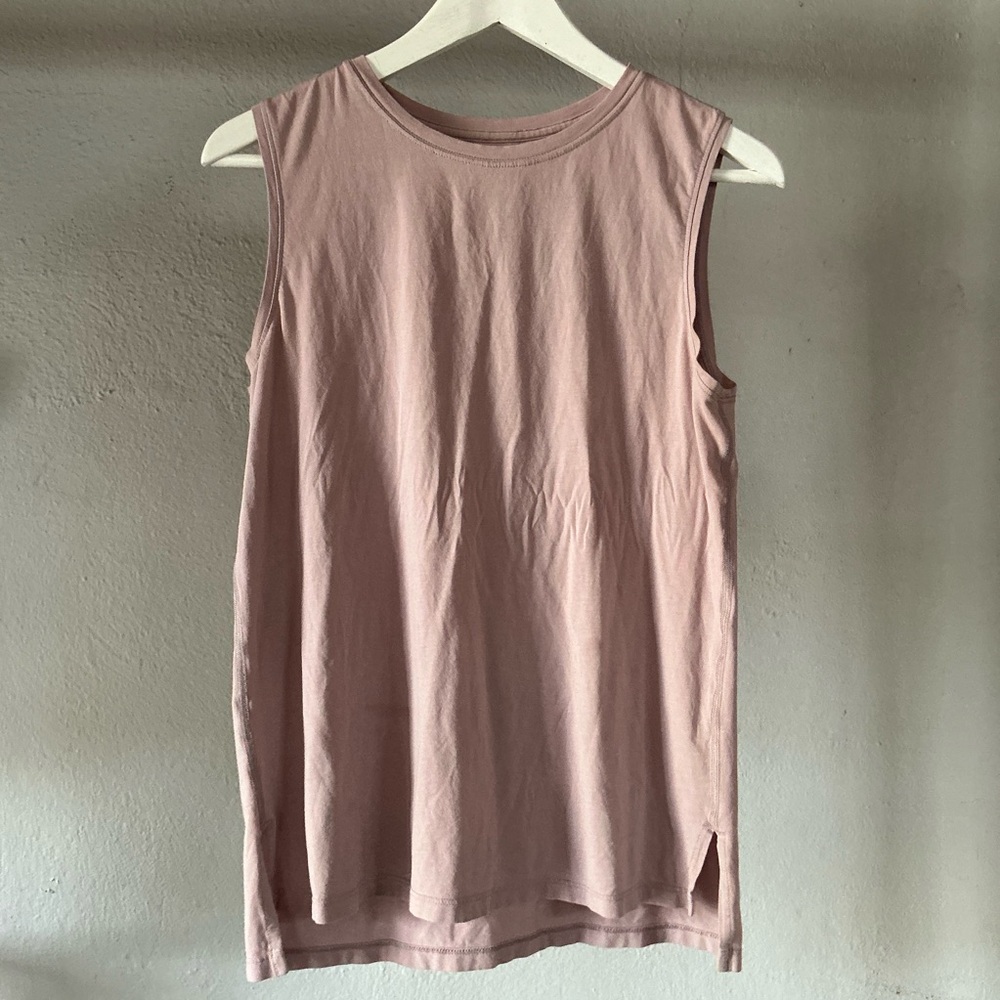 Lululemon Athletica Pink Muscle Tee Tank Top